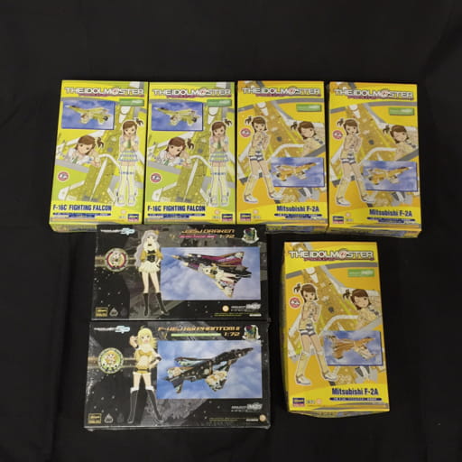 ハセガワ 1/72 F-16C ファイティングファルコン アイドルマスター 双海真美 他 双海亜美 等 7点セット