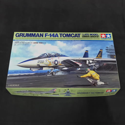田宮模型 1/48スケール 傑作機シリーズ グラマン F-14A トムキャット 後期型 発艦セット